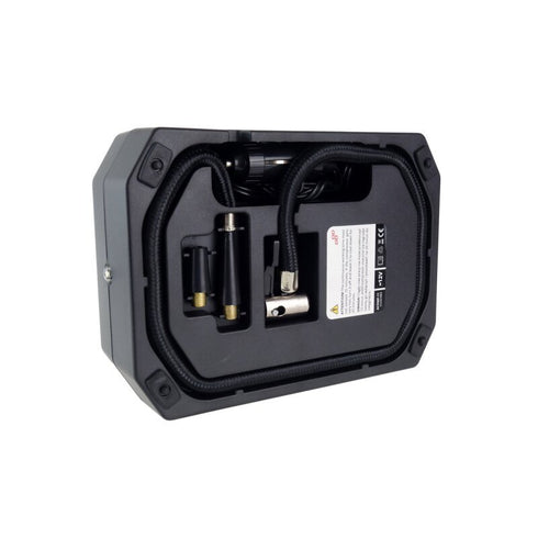 Compresor aer cu manometru digital si lampa LED 12V